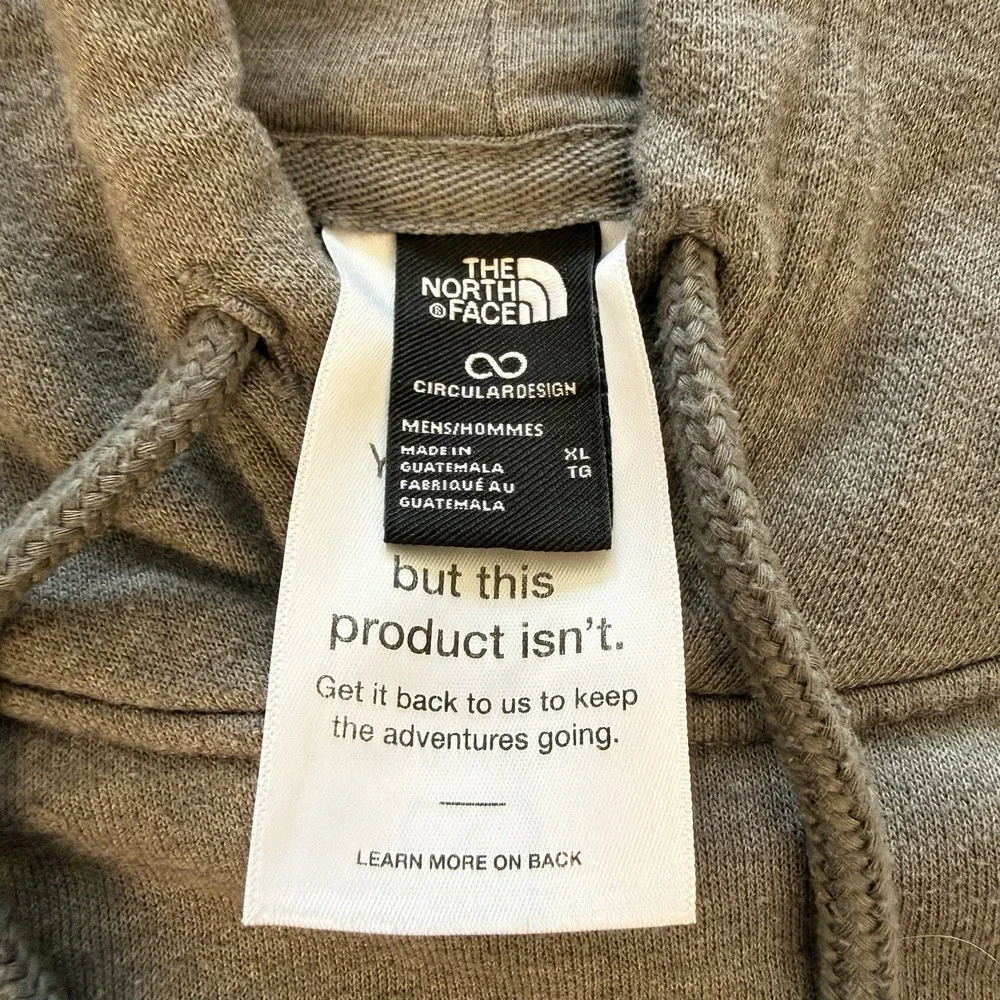 The North Face Hoodie Multi-colored Gradient Logo Graphic Pullover Sweatshirt XL